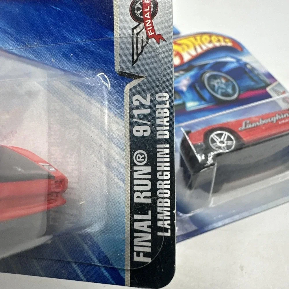 Hot Wheels #203 Final‎ Run 9/12 Lamborghini Diablo Red Set Of 2- 2005
